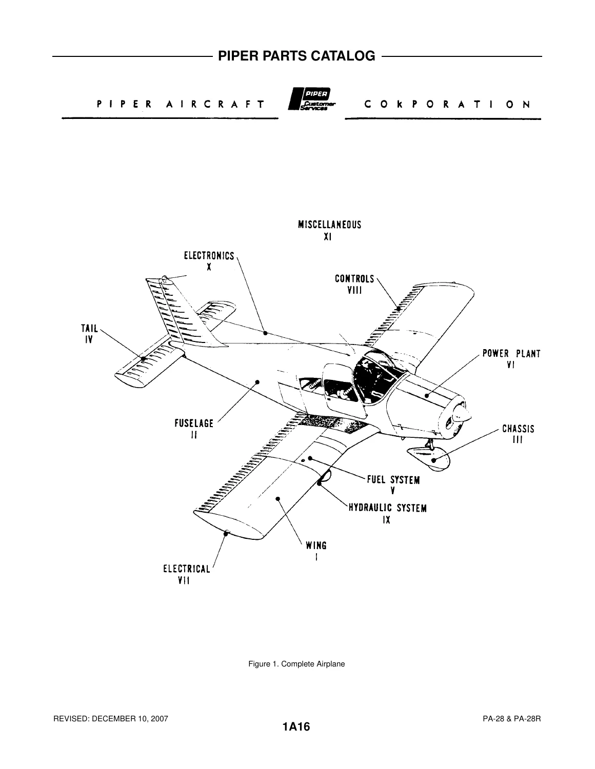 Piper Cherokee PA-28-140/150/160/180/235 & PA-28R-180/200 Illustrated Parts Catalog 753 582 - 2009 - Image 2