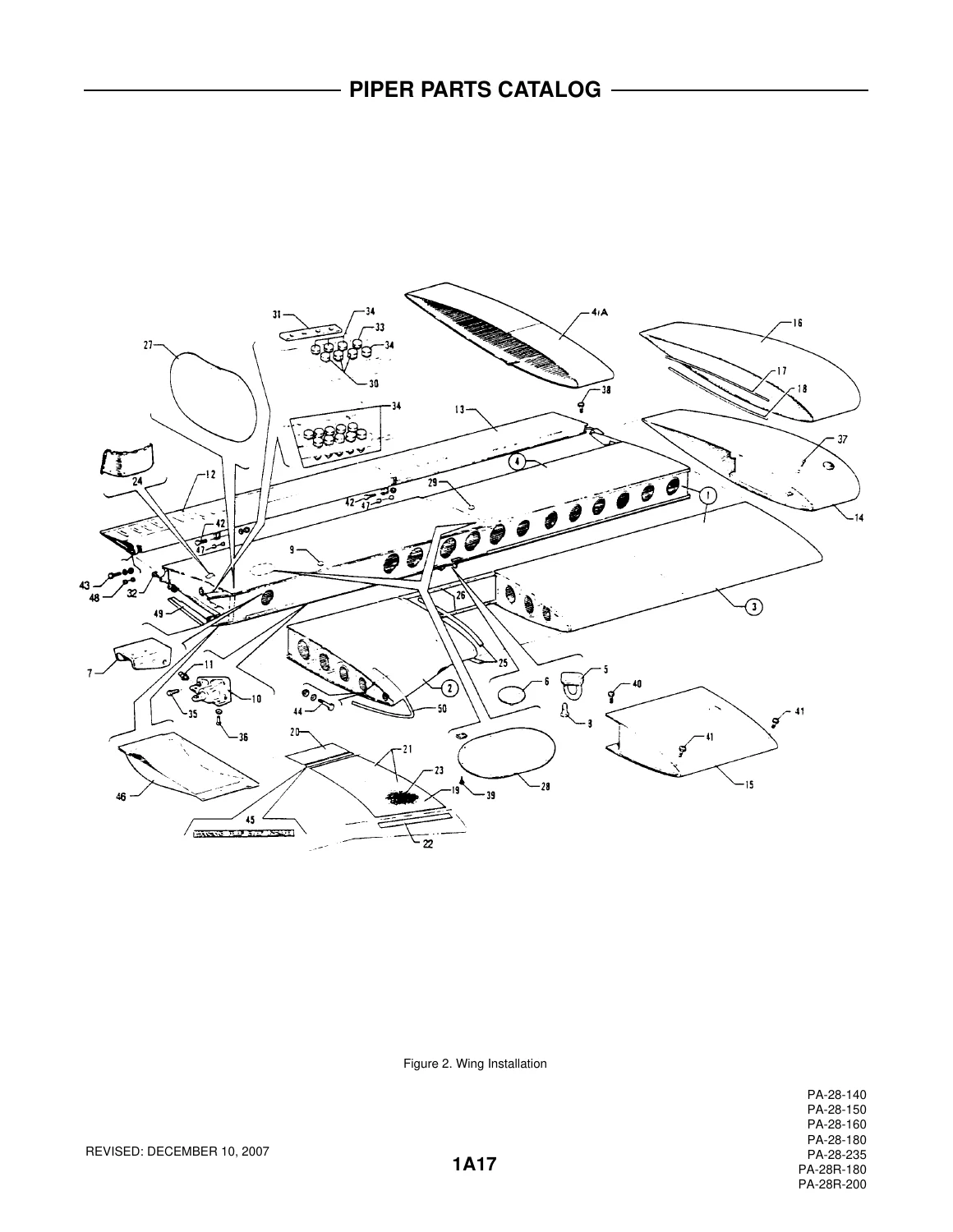 Piper Cherokee PA-28-140/150/160/180/235 & PA-28R-180/200 Illustrated Parts Catalog 753 582 - 2009 - Image 3