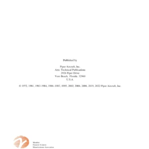 Piper Cherokee PA-28 & PA-28R Service Manual (PA-28-140/150/160/180/235 & PA-28R-180/200) - P/N 753-586