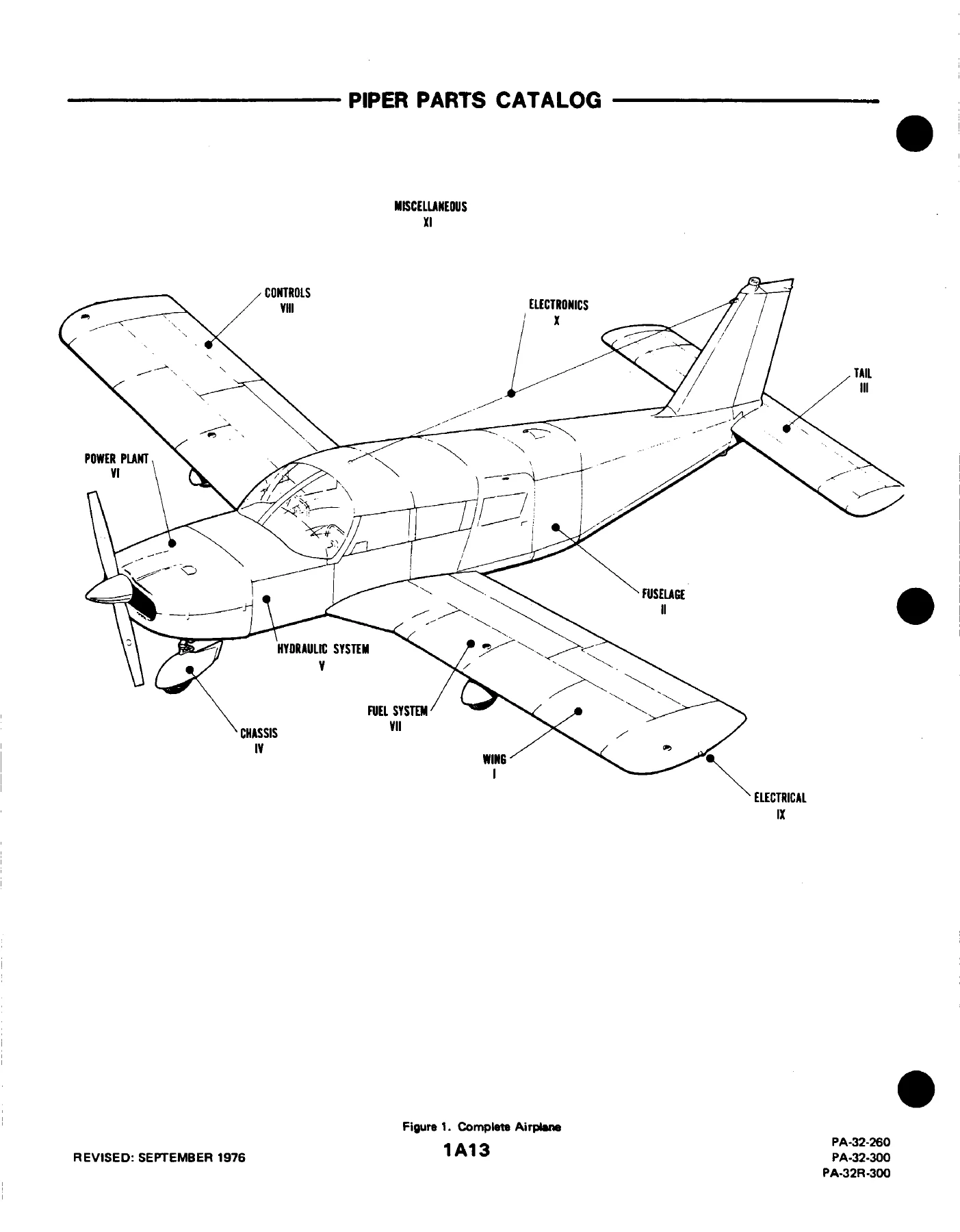 Piper Cherokee PA-32-260 PA-32-300 PA-32R-300 Parts Catalog Manual (753 689) - Image 2