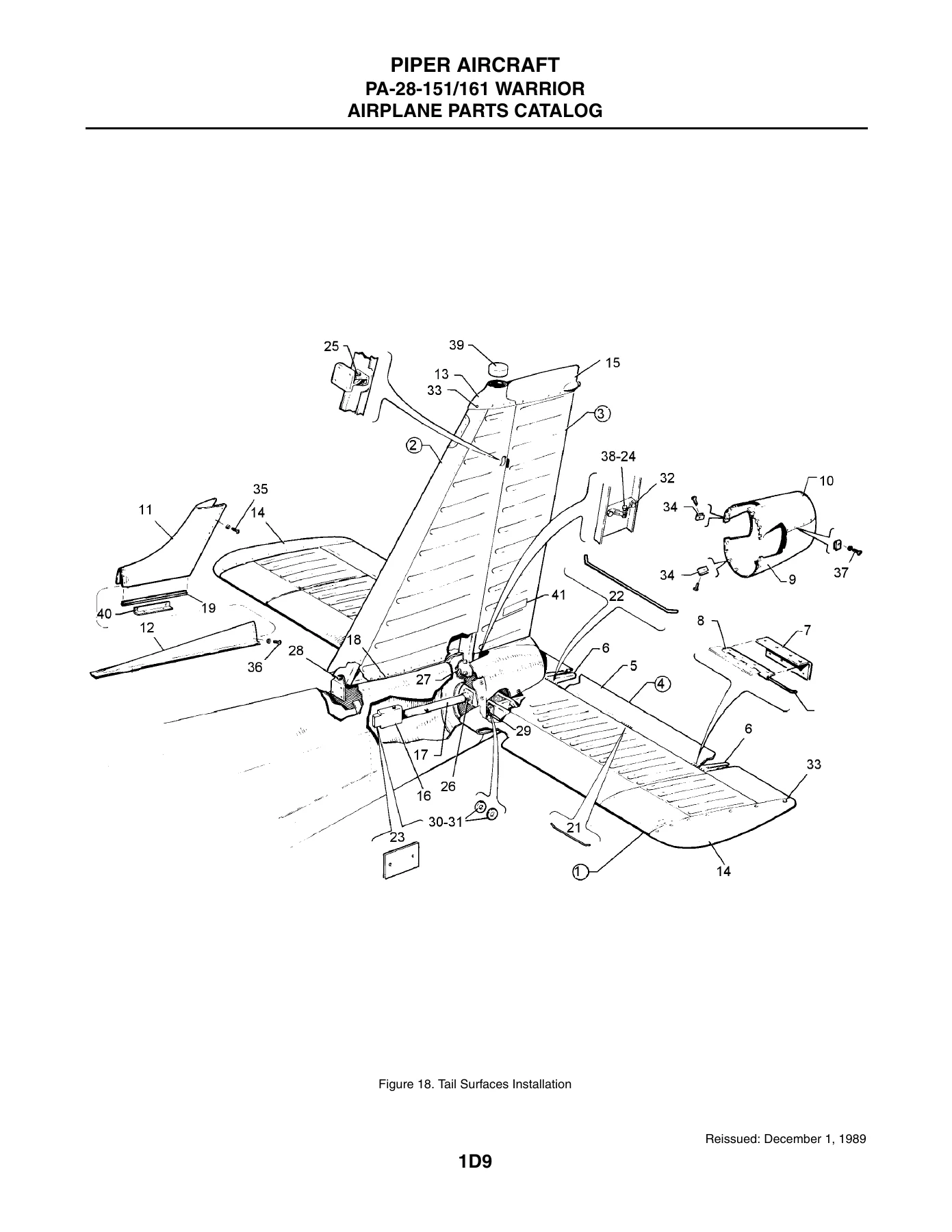 Piper PA-28-151/161 Warrior Warrior II III Airplane Parts Catalog 1974-1995 - Image 3