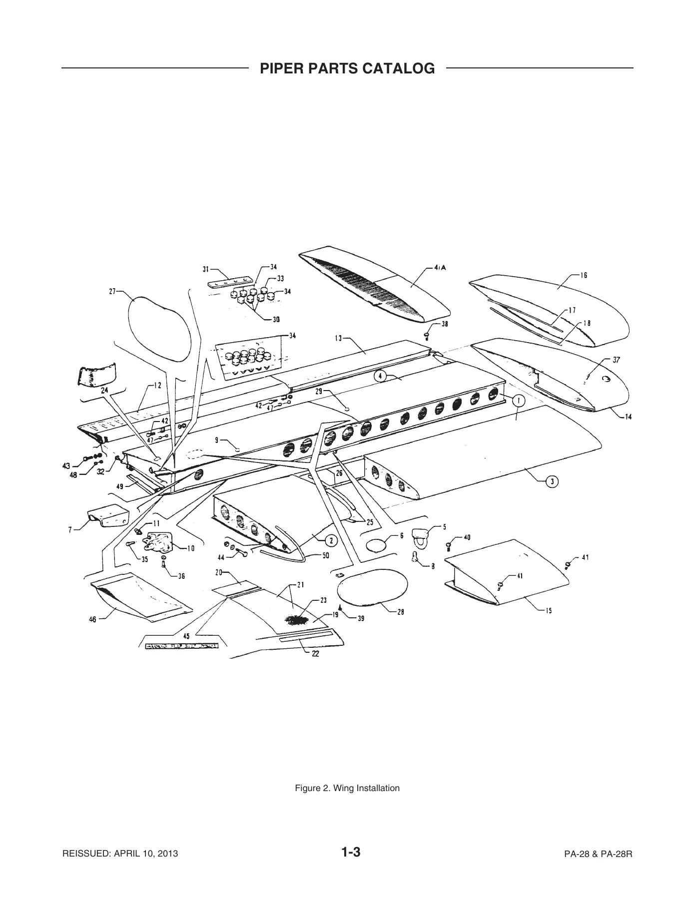 Piper PA-28 & PA-28R Cherokee Illustrated Parts Catalog 753-582 - 2013 PDF - Image 3