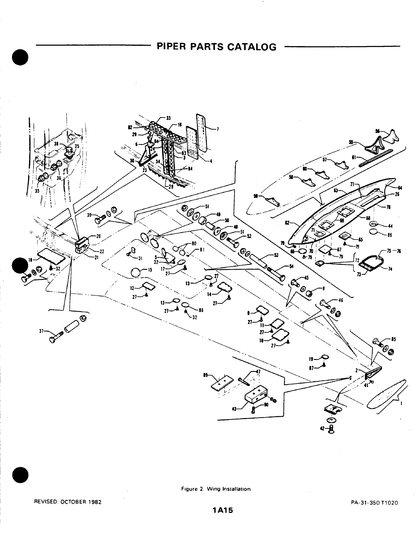 Piper PA-31-350 T1020 Illustrated Parts Catalog 761-775 1982-1984 - Image 2