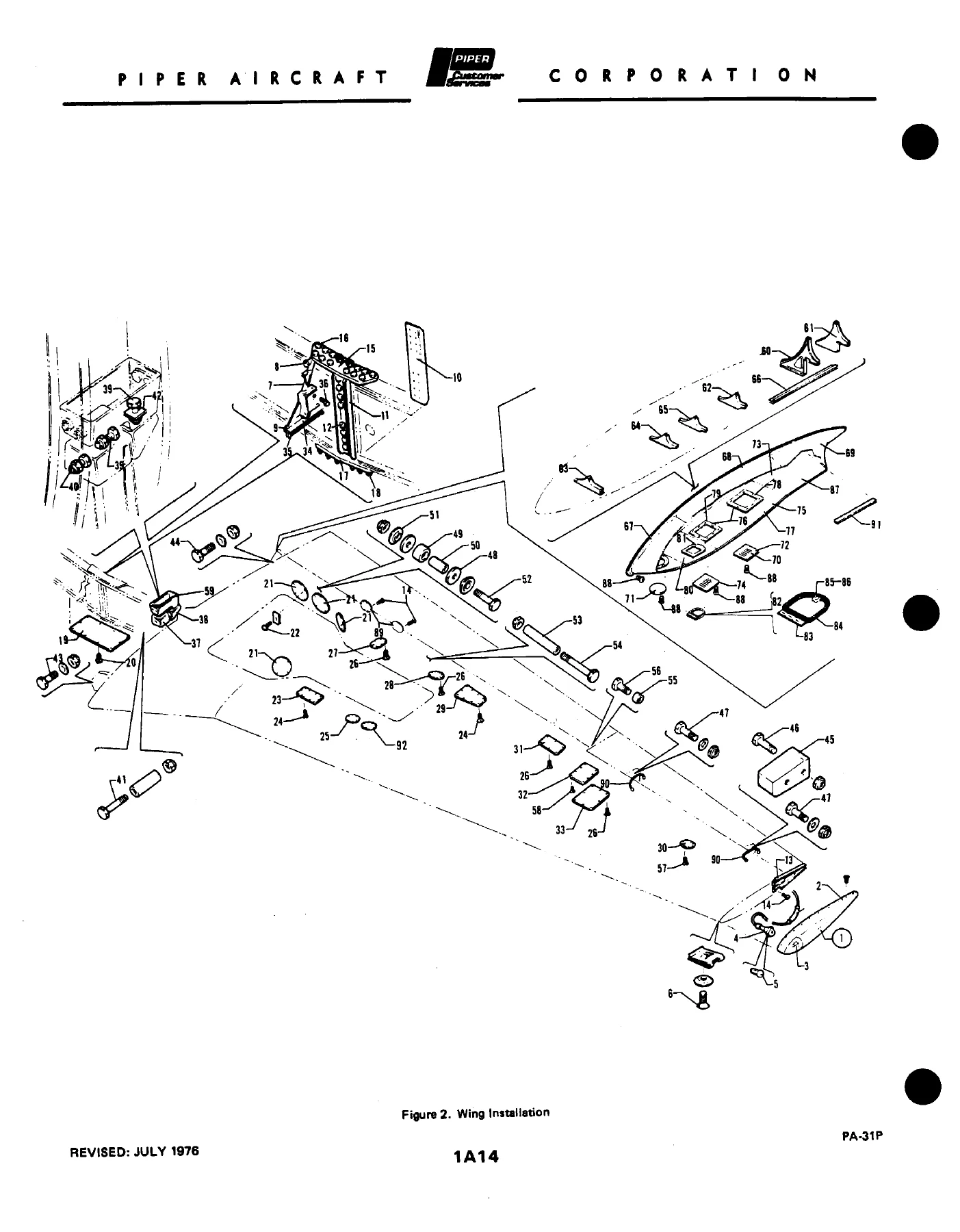 Piper PA-31P Pressurized Navajo Illustrated Parts Catalog 1970-1977 PDF - Image 3