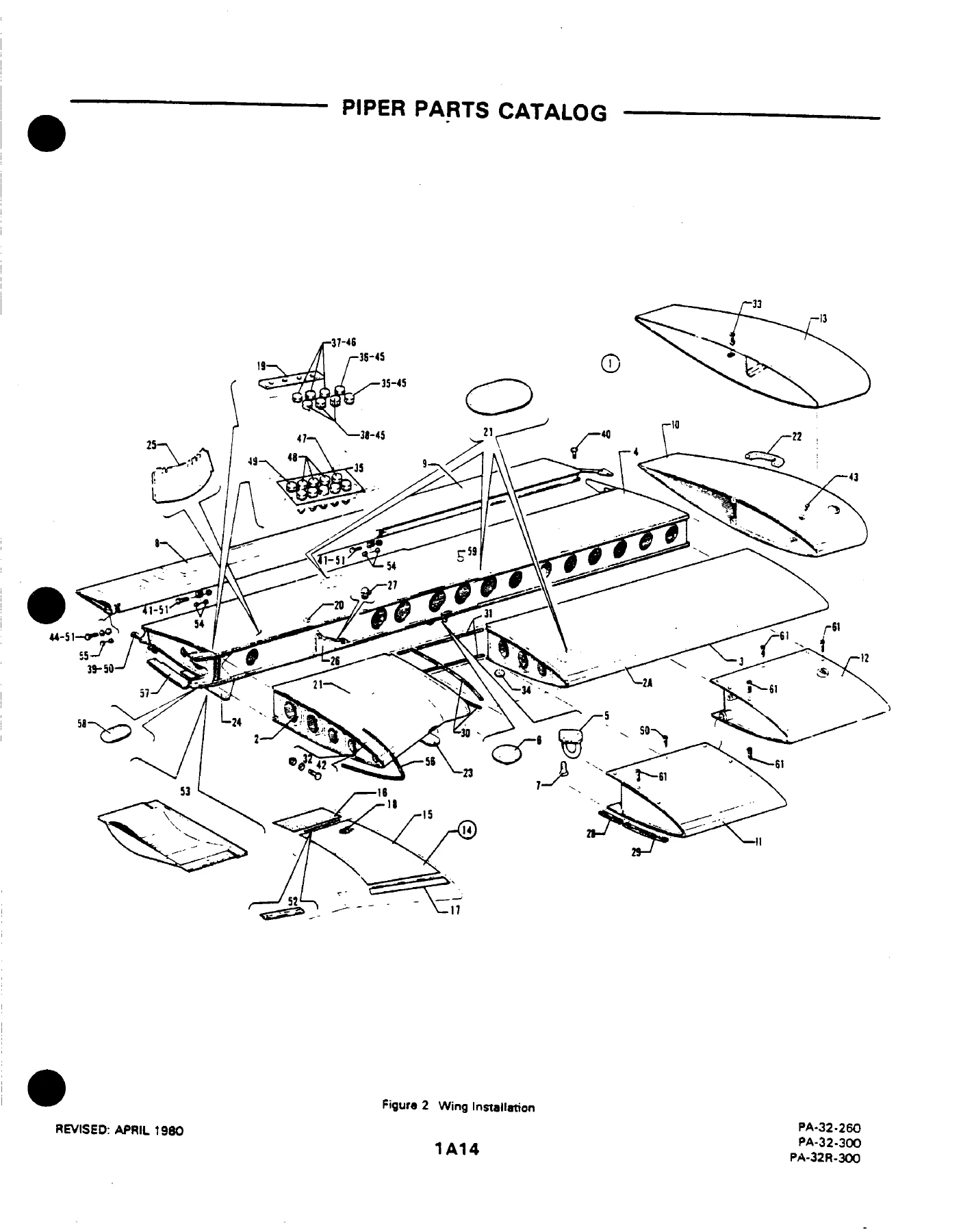 Piper PA-32 Cherokee Six Lance Illustrated Parts Catalog 753-689 1966-1979 - Image 2