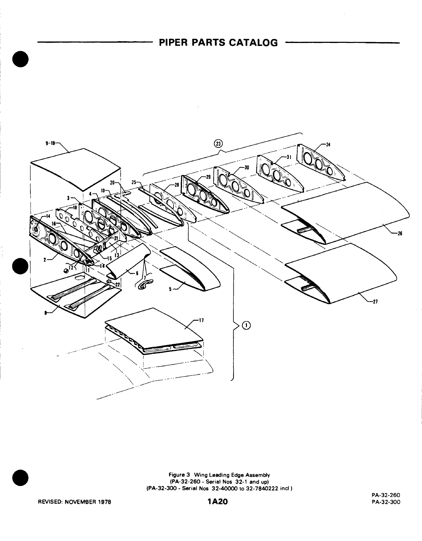 Piper PA-32 Cherokee Six Lance Illustrated Parts Catalog 753-689 1966-1979 - Image 3