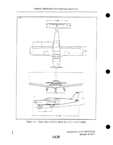 Piper PA-32 Cherokee Six Service Manual - PA-32-260, PA-32-300 & PA-32R-300 Maintenance & Repair Guide