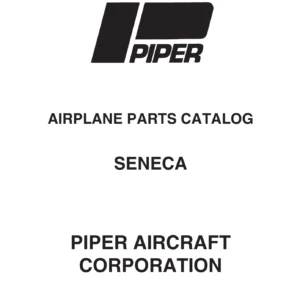 Piper PA-34-200 Seneca Airplane Parts Catalog 753-816 - 2022 Illustrated Parts Manual