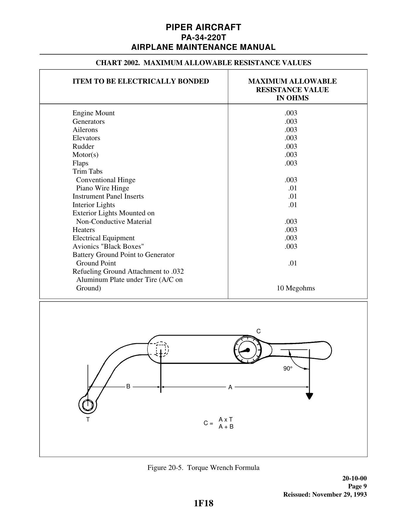 Piper PA-34-220T Seneca III and Seneca IV Airplane Maintenance Manual PDF - Image 3
