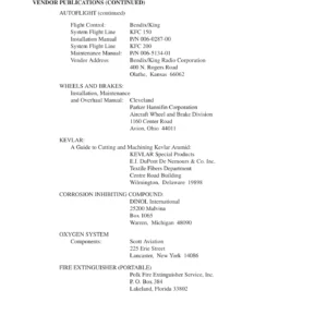 Piper PA-34-220T Seneca III and Seneca IV Airplane Maintenance Manual PDF