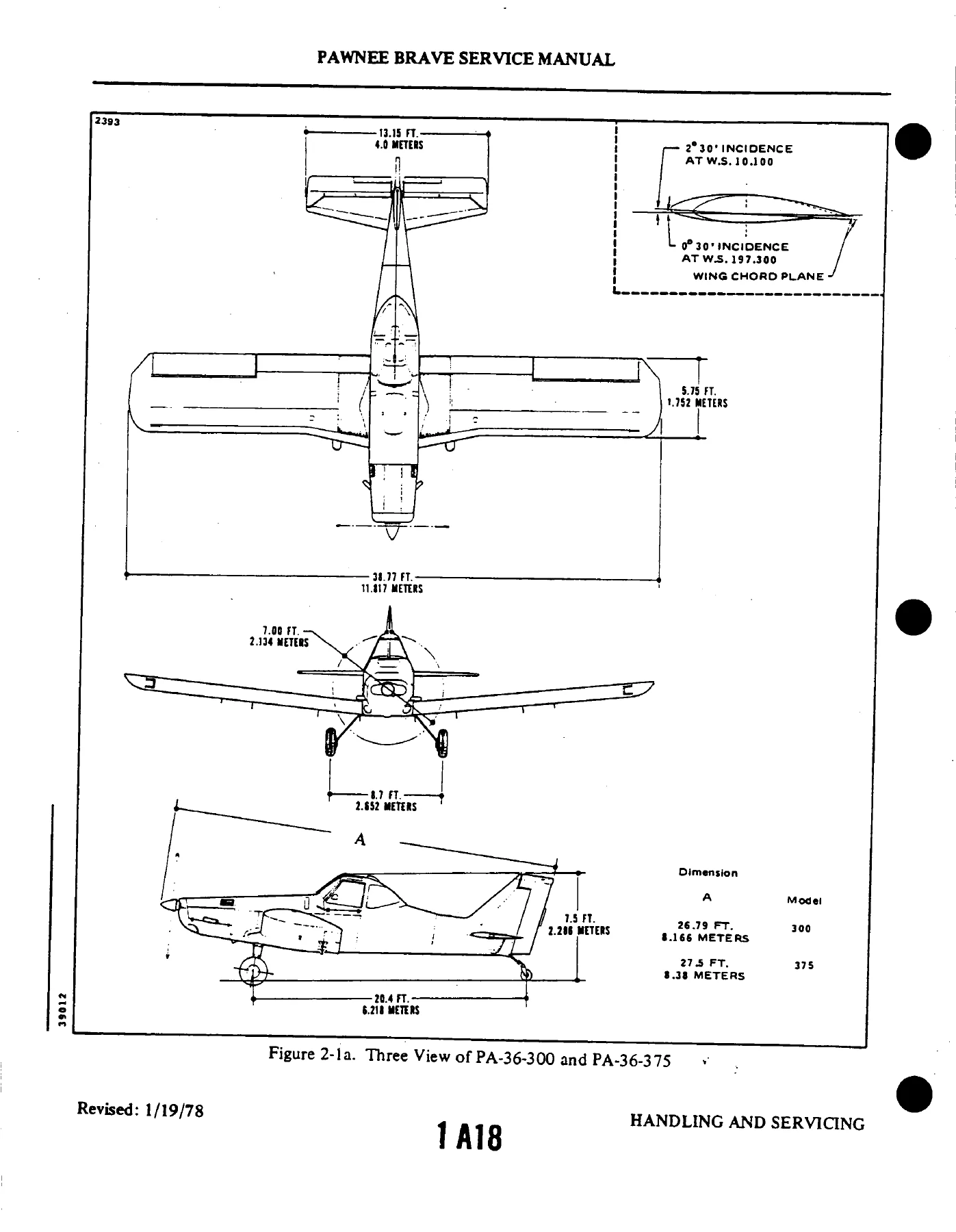 Piper PA-36-285 PA-36-300 PA-36-375 Pawnee Brave Service Manual 761471 - Image 2