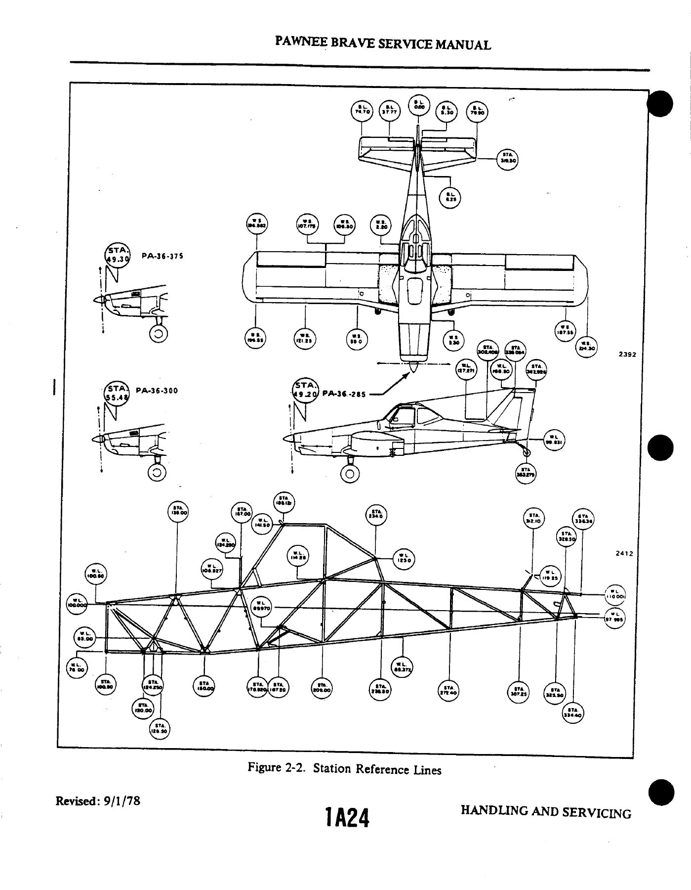 Piper PA-36-285 PA-36-300 PA-36-375 Pawnee Brave Service Manual 761471 - Image 3