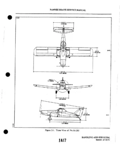 Piper PA-36-285 PA-36-300 PA-36-375 Pawnee Brave Service Manual 761471