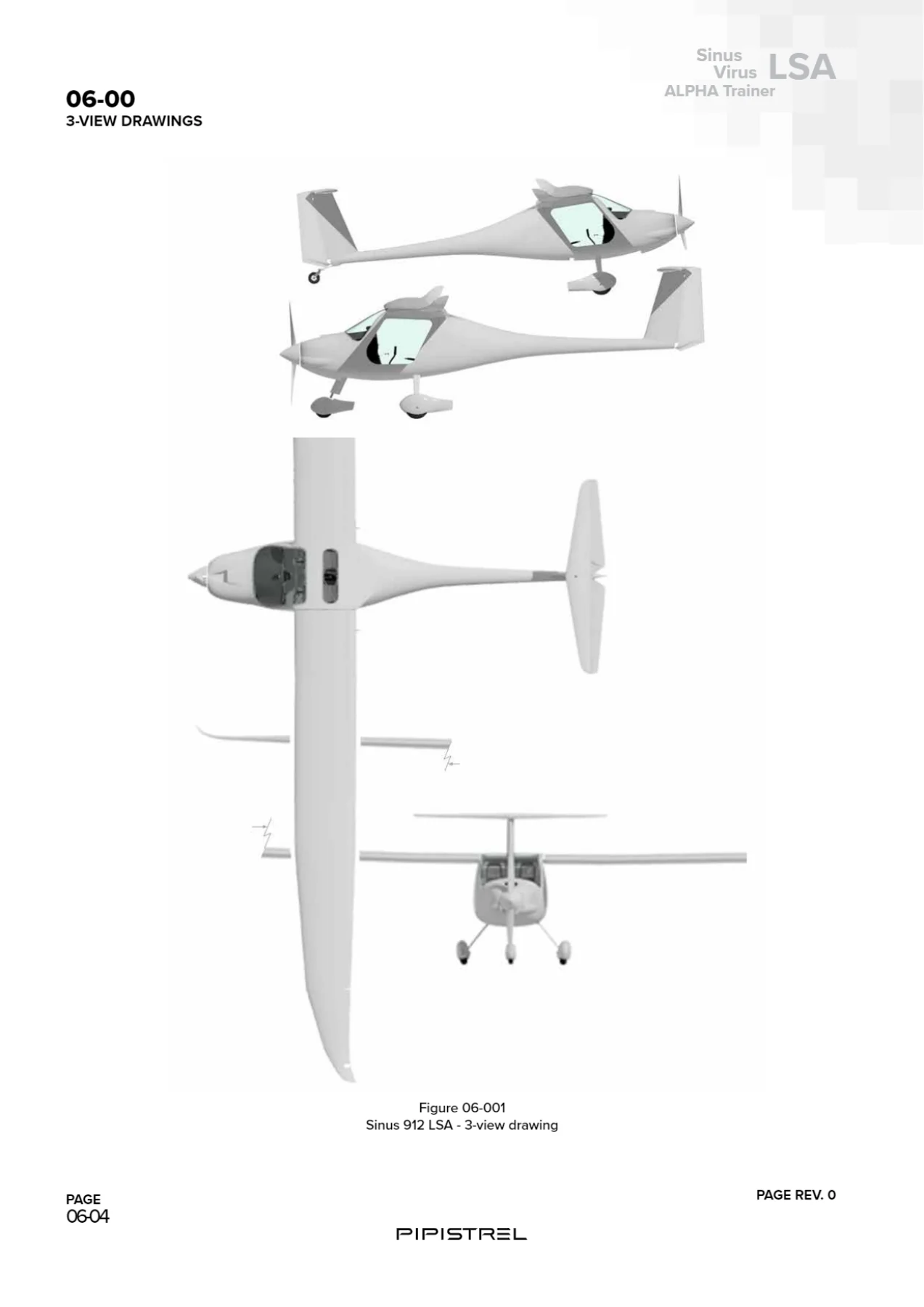 Pipistrel LSA Aircraft Maintenance Manual - Sinus 912, Virus 912, Virus SW 80/100 & ALPHA Trainer - Image 2
