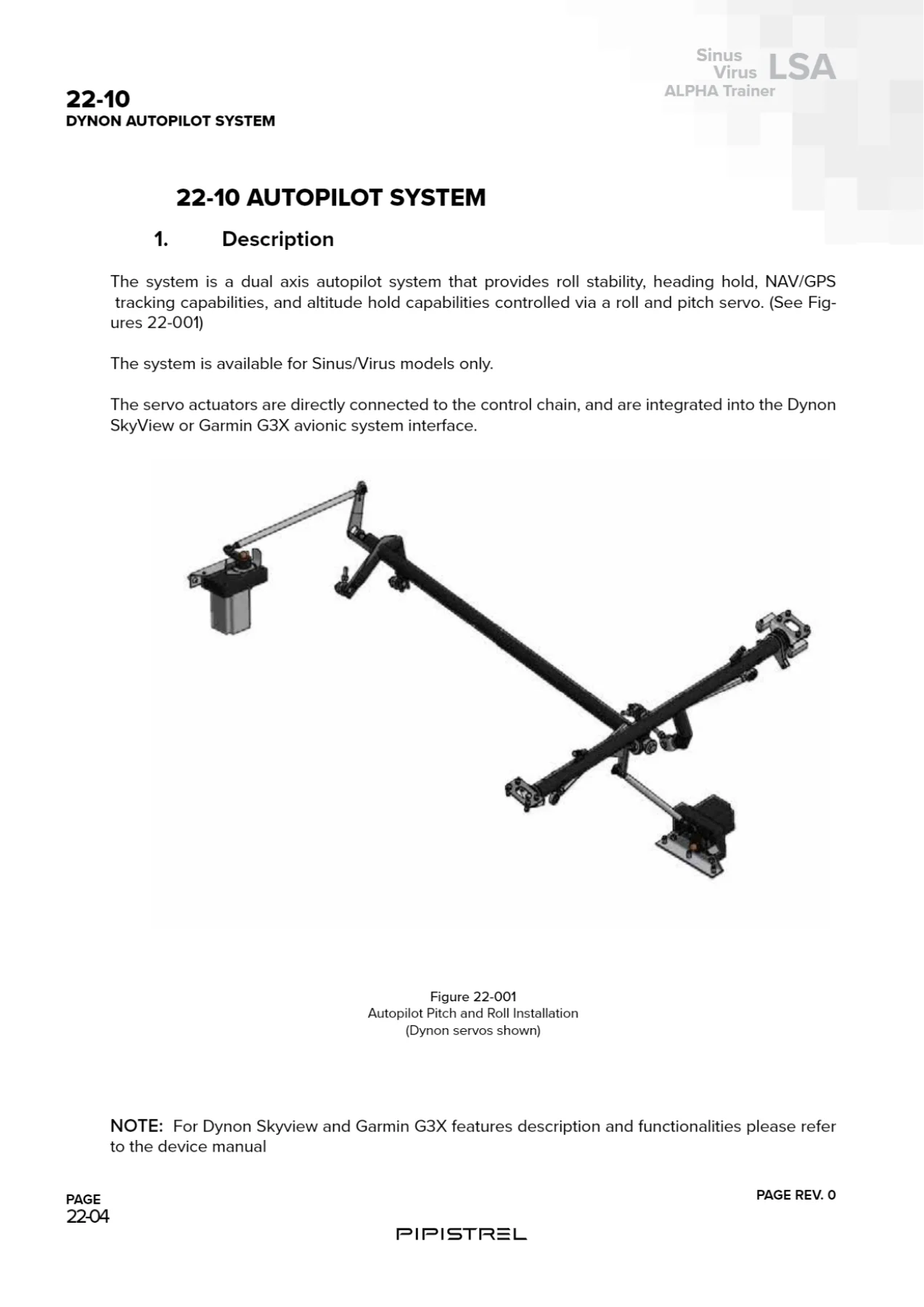 Pipistrel LSA Aircraft Maintenance Manual - Sinus 912, Virus 912, Virus SW 80/100 & ALPHA Trainer - Image 3