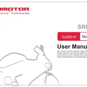 QJMOTOR SRK 800 QJ800-H Motorcycle User Manual - 2025 Owner's Guide PDF