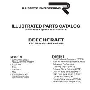 Raisbeck Beechcraft King Air & Super King Air Systems Illustrated Parts Catalog 85-119