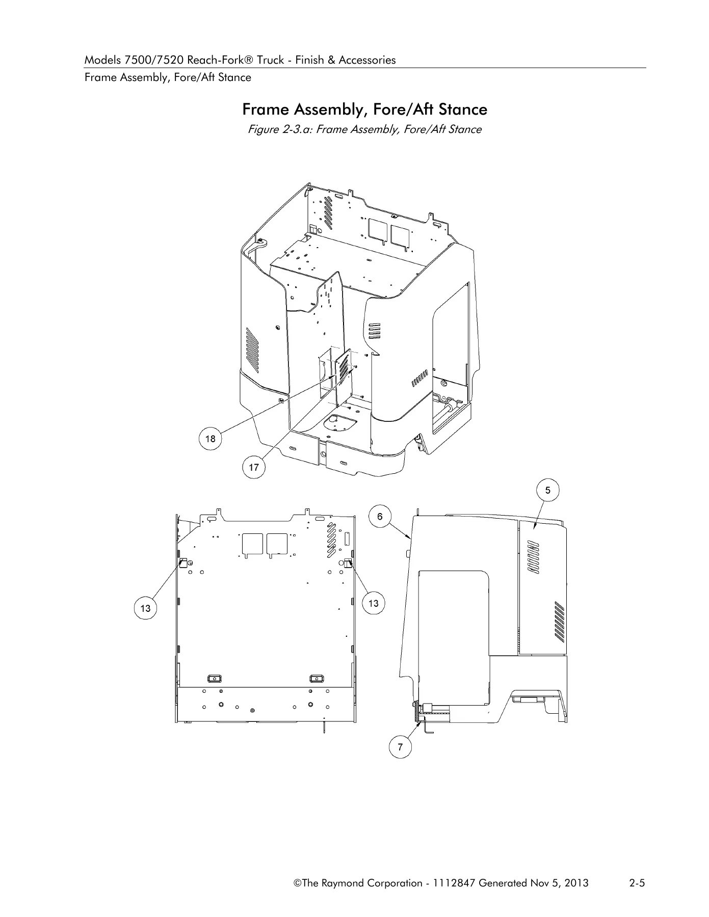 Raymond 7500 & 7520 Reach-Fork Truck Parts Manual - 2013 PDF Download - Image 2