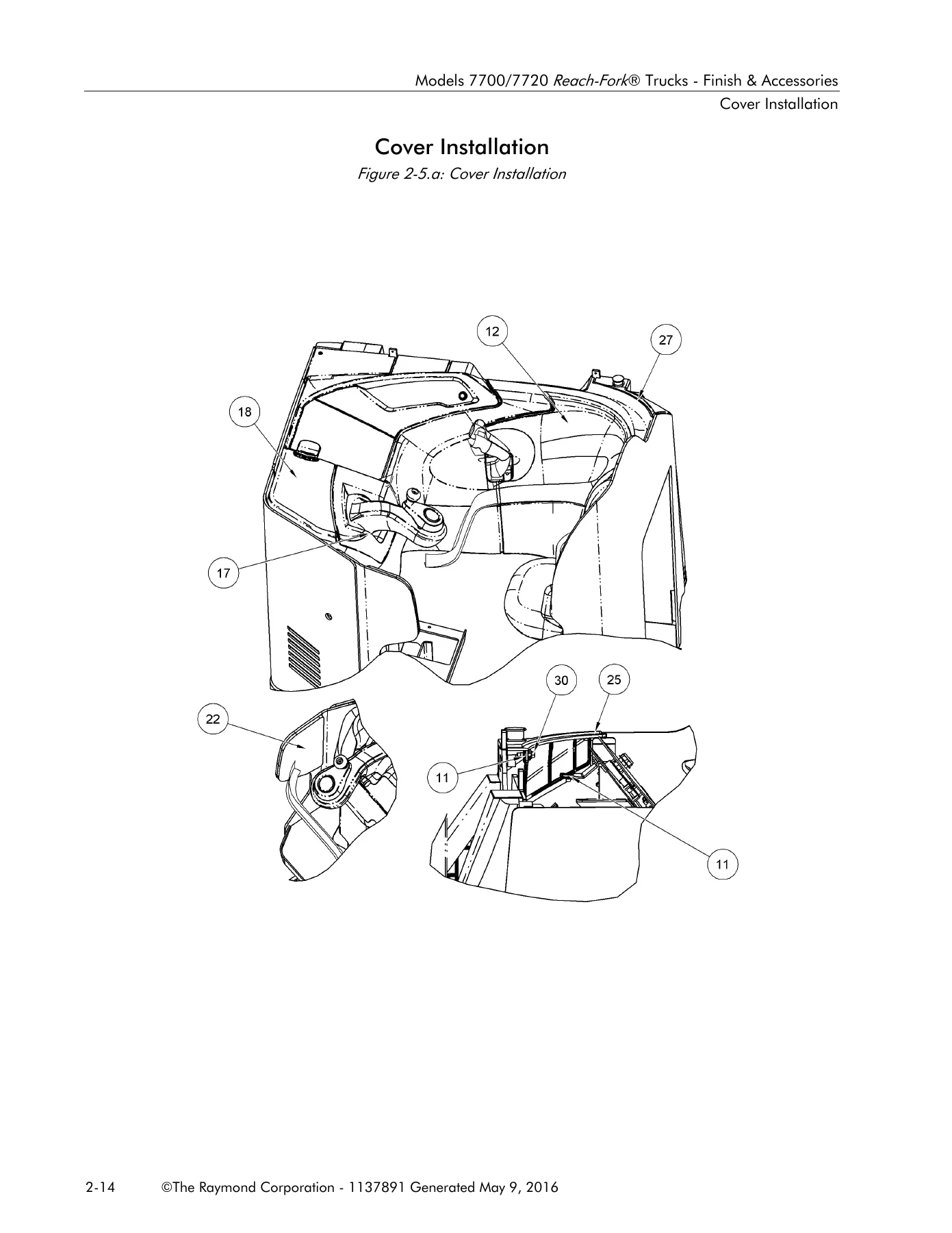 Raymond 7700 / 7720 Reach-Fork Trucks Parts Manual 2016 - Illustrated PDF - Image 2