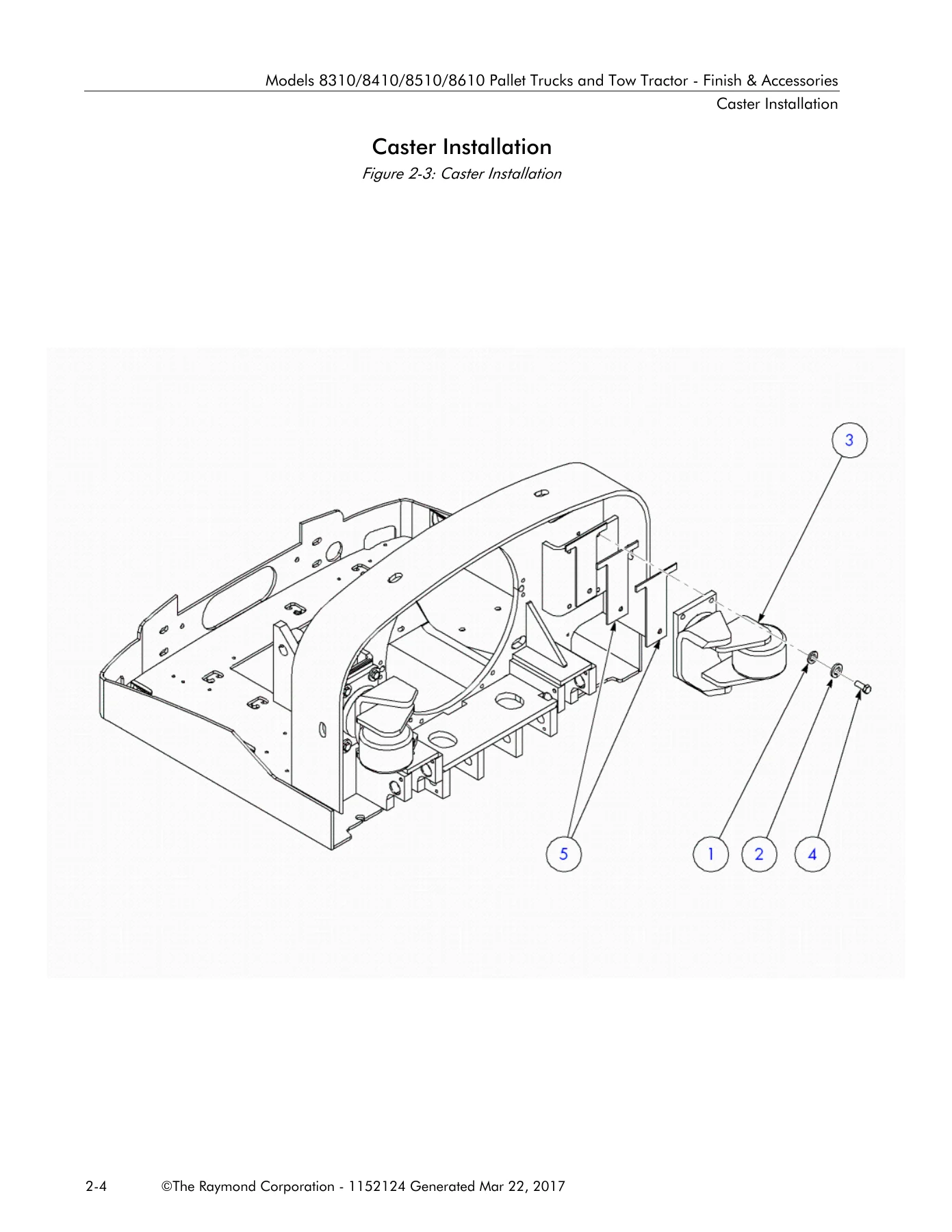 Raymond 8310 8410 8510 8610 Pallet Trucks & Tow Tractor Parts Manual 2017 - Image 2