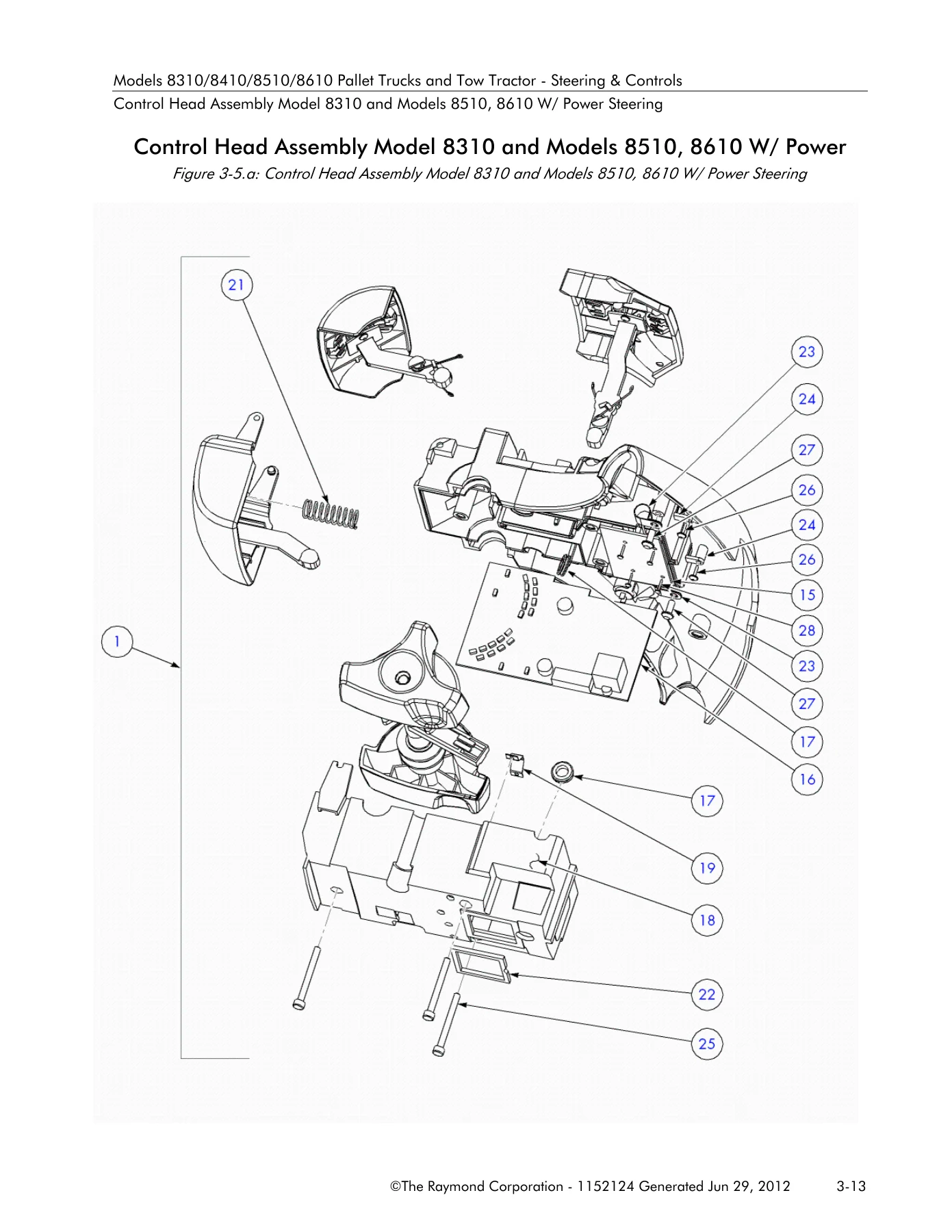 Raymond 8310 8410 8510 8610 Pallet Trucks and Tow Tractor Parts Manual PDF - Image 2