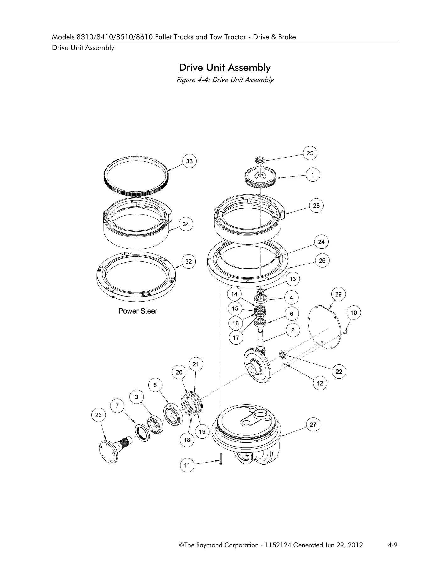 Raymond 8310 8410 8510 8610 Pallet Trucks and Tow Tractor Parts Manual PDF - Image 3
