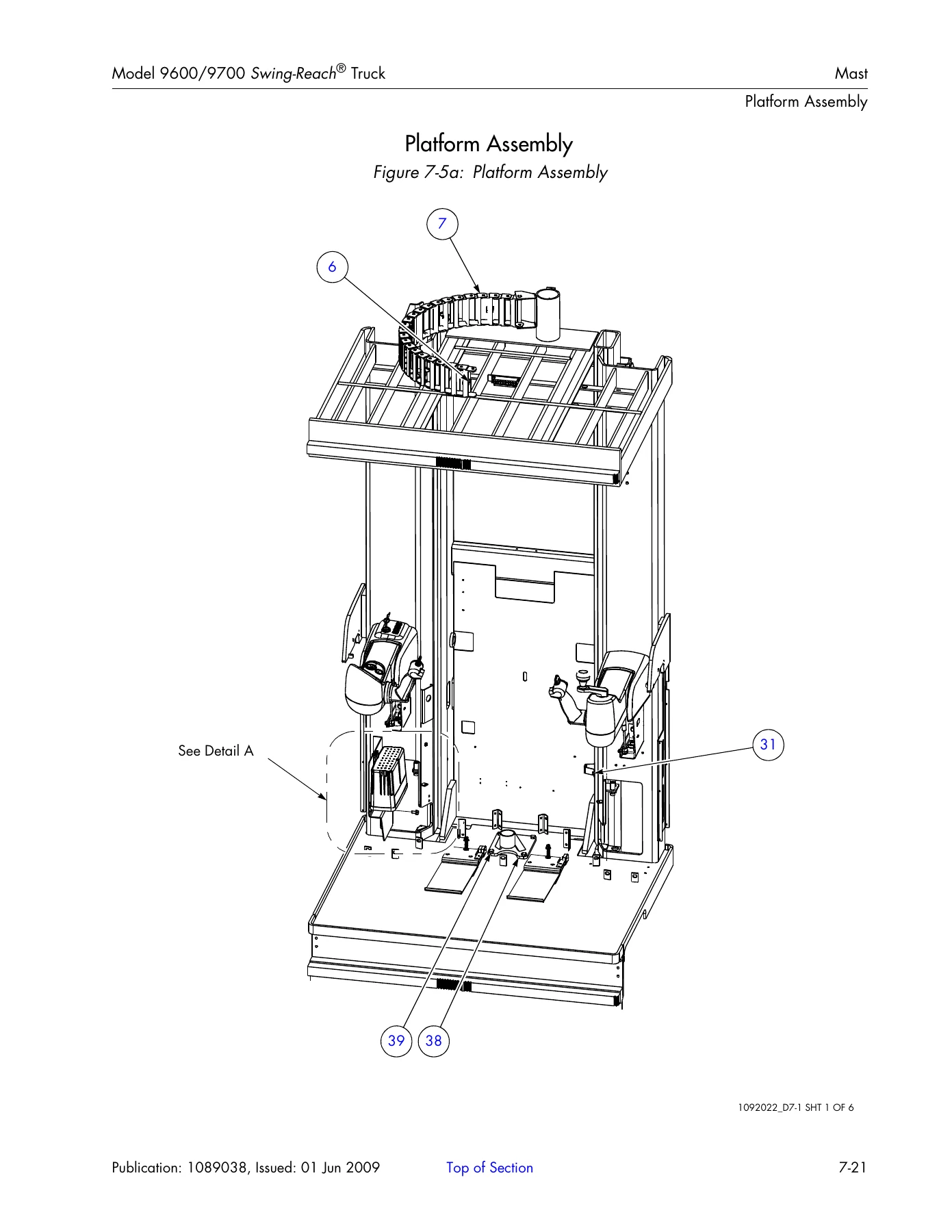 Raymond 9600 9700 Swing-Reach ACR System Parts Manual PDF - Image 3
