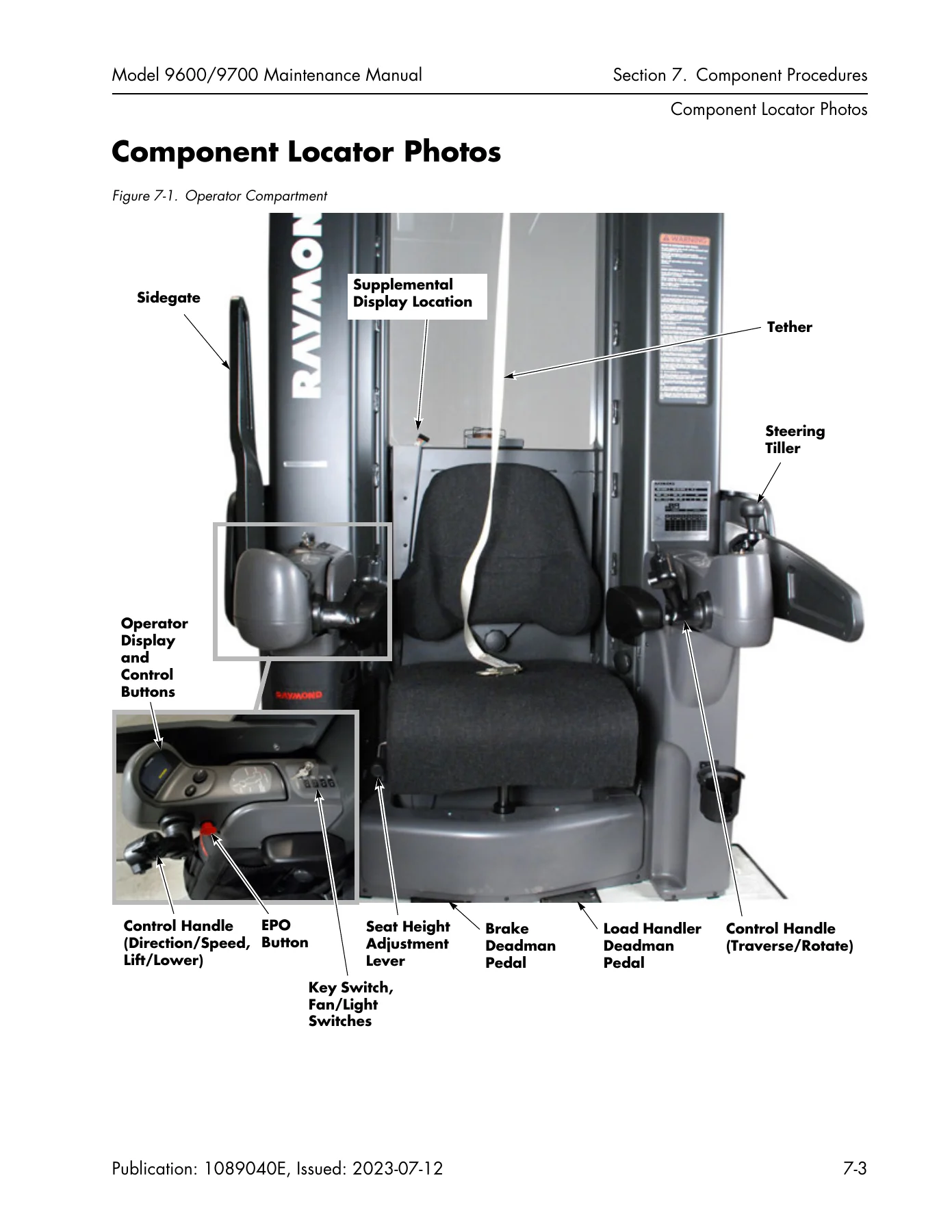 Raymond 9600 & 9700 Swing-Reach Lift Truck Maintenance Manual - PDF - Image 2