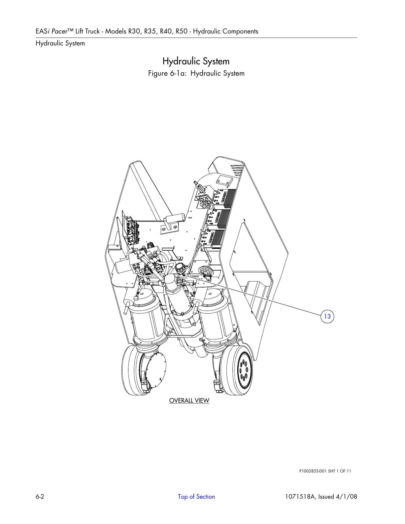 Raymond EASi Pacer R30/R35/R40/R50 Lift Truck Parts Catalog 1071518A β PDF Download - Image 3