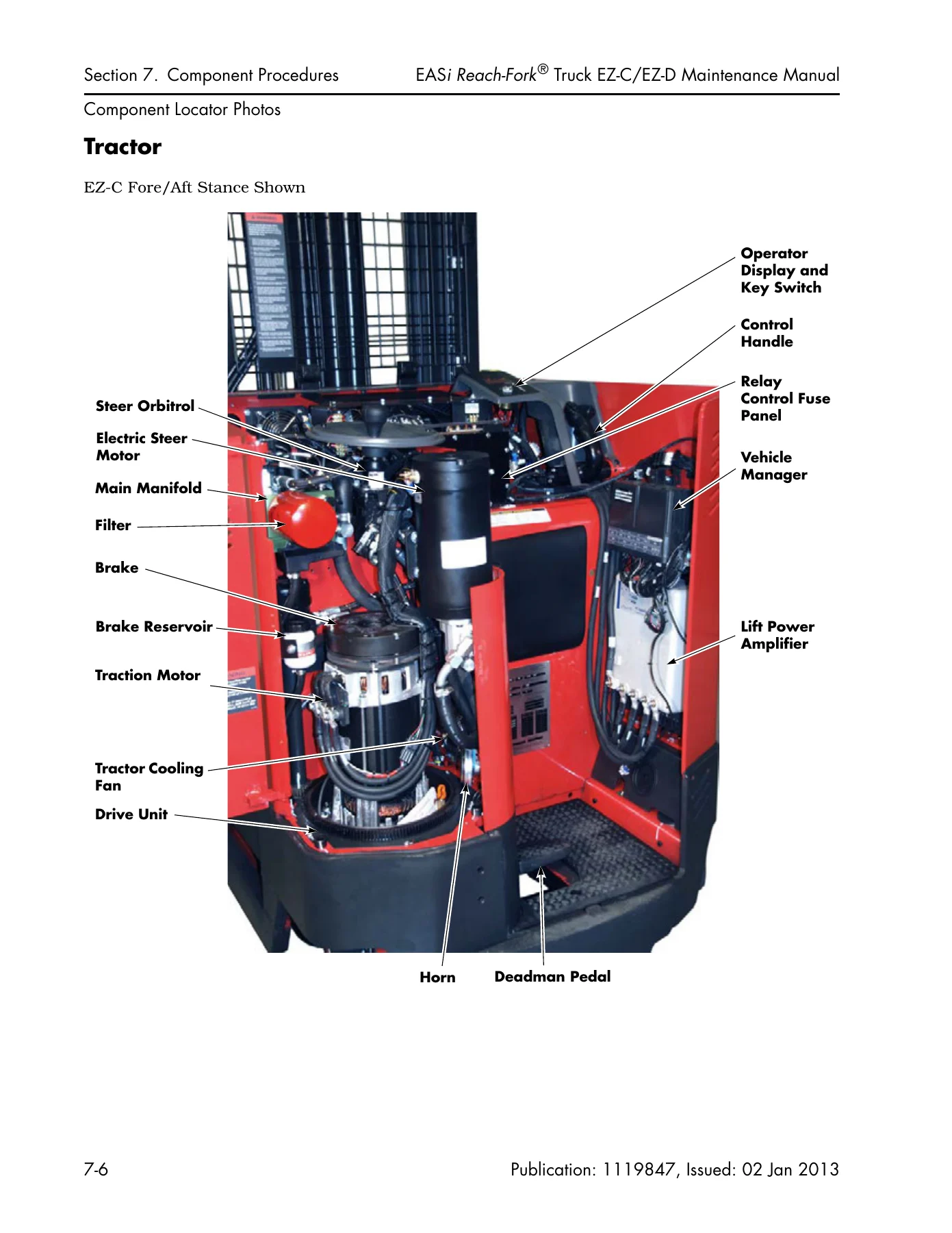 Raymond EASi Reach-Fork EZ-C EZ-D EZ-CD EZ-DD Maintenance Manual 2013 - Image 2