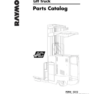 Raymond EASi Reach-Fork EZ-D DZ-D Lift Truck Parts Catalog PDPM-0212 PDF