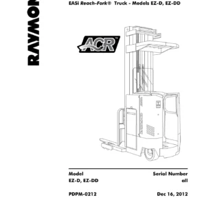 Raymond EASi Reach-Fork EZ-D & EZ-DD Forklift Parts Manual PDPM-0212 - PDF Download