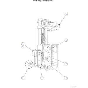 Raymond EASi Reach-Fork Lift Truck Parts Catalogue PDPM-0213 2003