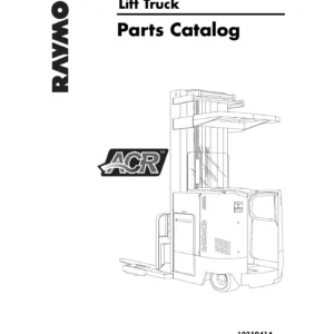 Raymond ET-F DT-F EASi Reach-Fork Lift Truck Parts Catalog 1031941A
