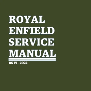 Royal Enfield Super Meteor 650 BS VI 2022 Service Manual PDF