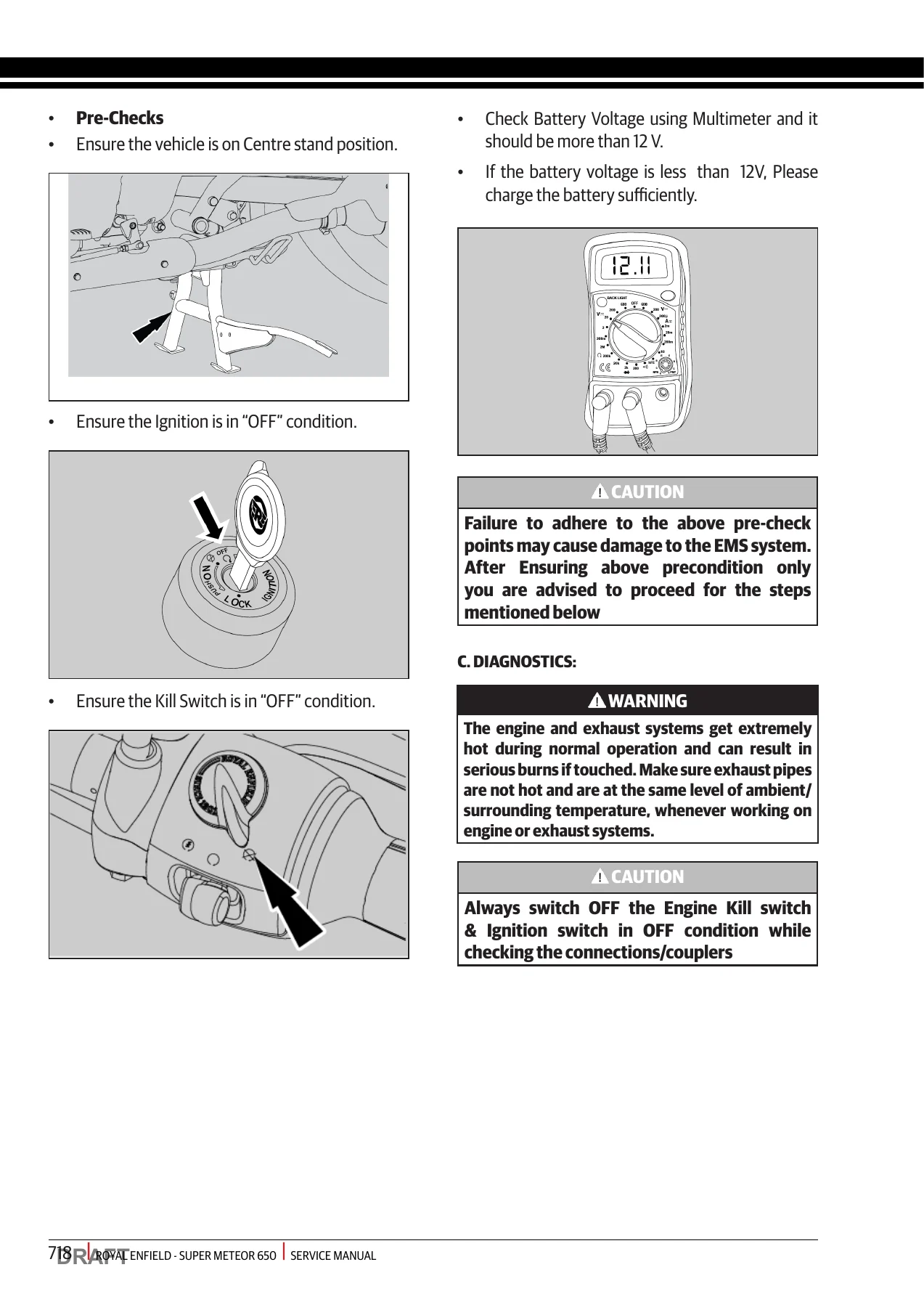 Royal Enfield Super Meteor 650 EMS P-Code Diagnostics Service Manual - PDF - Image 2