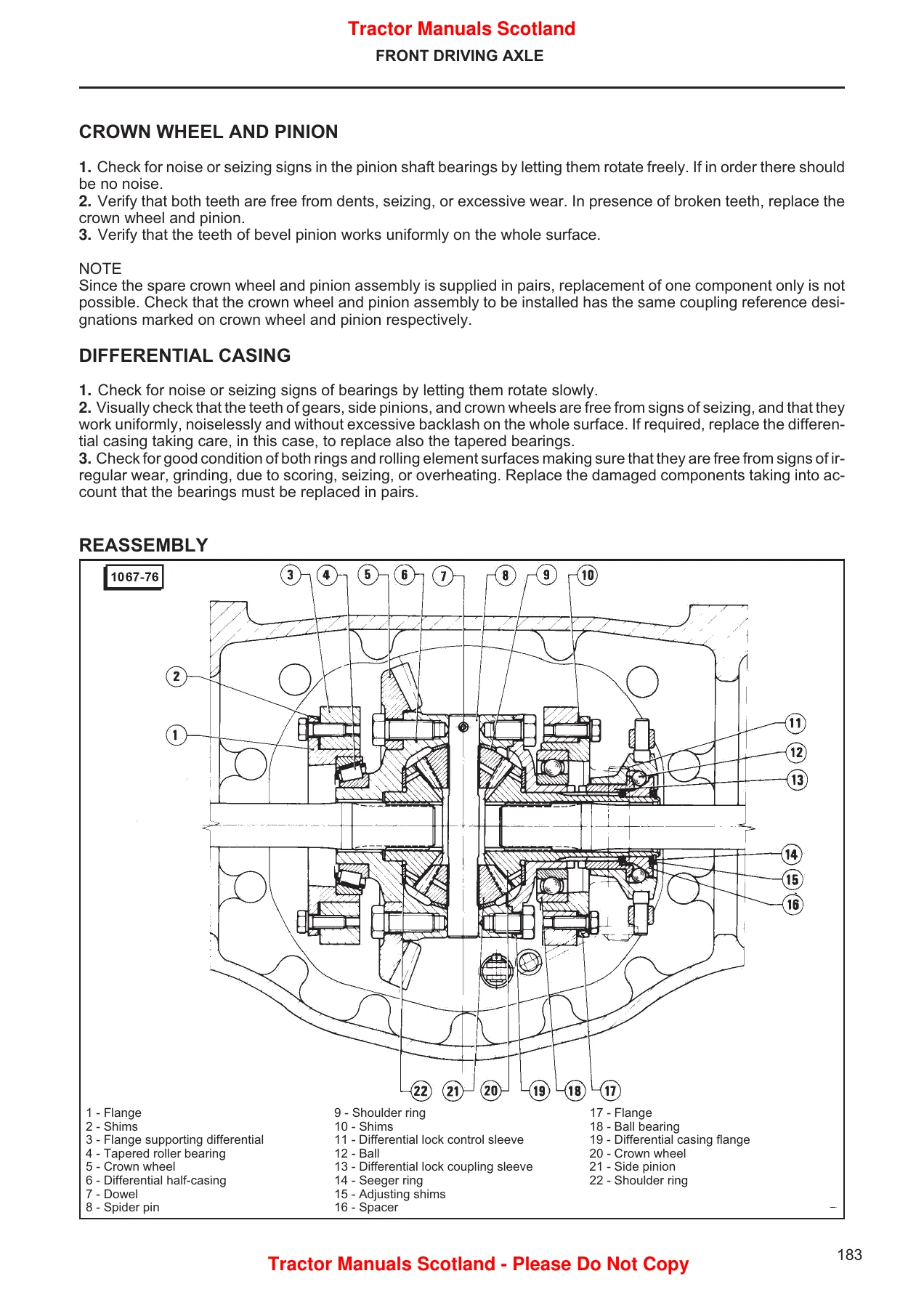 SAME Deutz-Fahr Laser 110 130 150 Tractor Workshop Manual - Mechanical Systems - Image 2