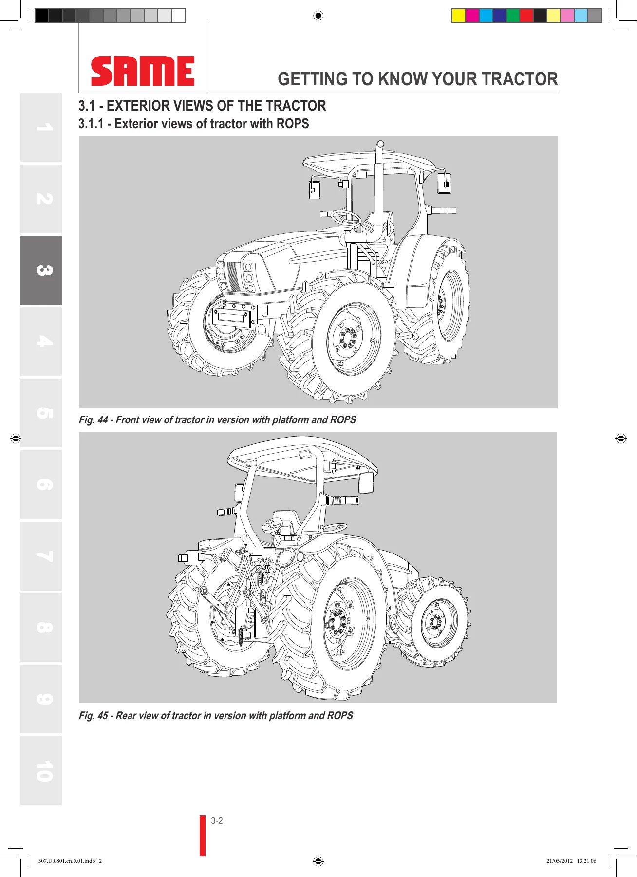SAME Explorer 3 90 & 105 Tractor Use and Maintenance Manual - PDF - Image 2