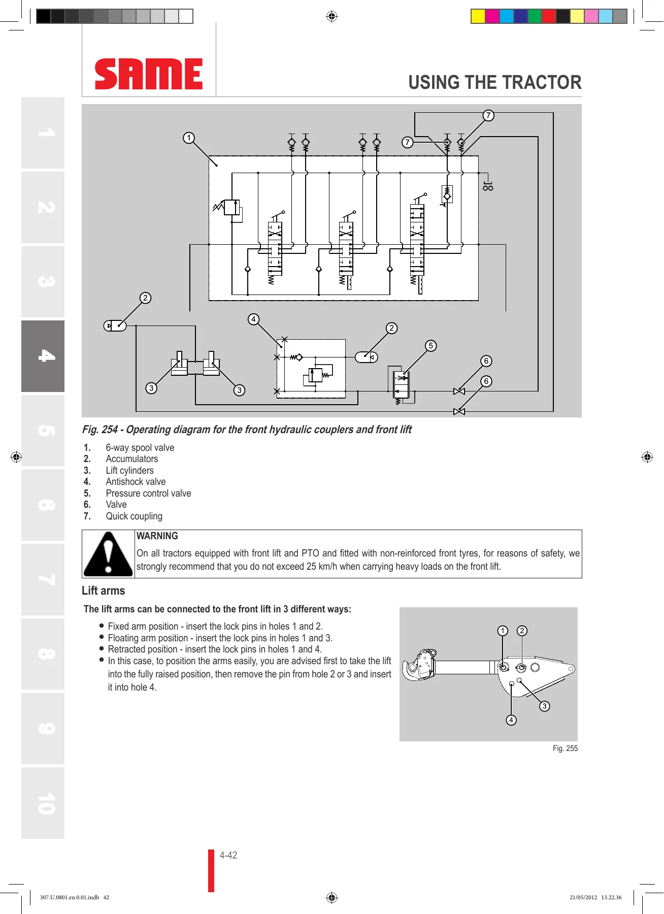 SAME Explorer 3 90 & 105 Tractor Use and Maintenance Manual - PDF - Image 3
