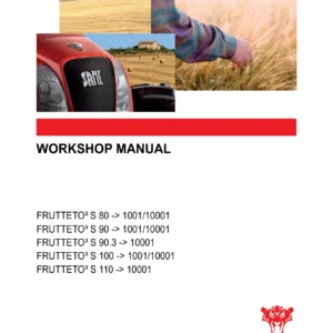 SAME Frutteto 3 S 80 90 100 110 Tractor Workshop Manual 307.W.0331 PDF