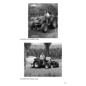 SAME Solaris 35 45 55 Tractor Use and Maintenance Manual 2006 - PDF Download
