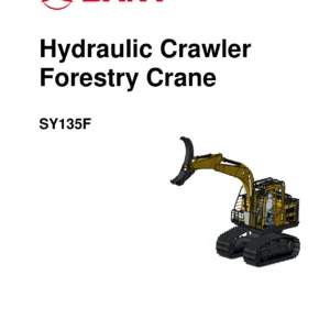 SANY SY135F Hydraulic Forestry Crane Maintenance Manual - PDF Download