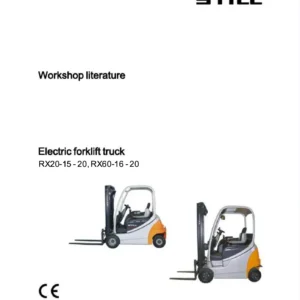 STILL RX20-15-20 & RX60-16-20 Electric Forklift Workshop Manual - PDF