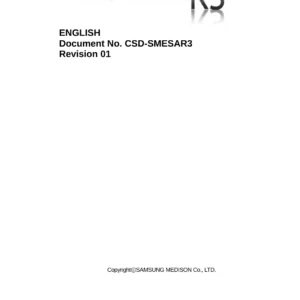 Samsung Medison SonoAce R3 Ultrasound System Service Manual