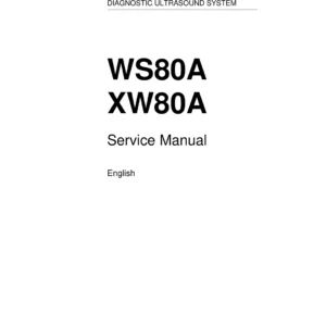 Samsung Medison WS80A XW80A Ultrasound System Service Manual