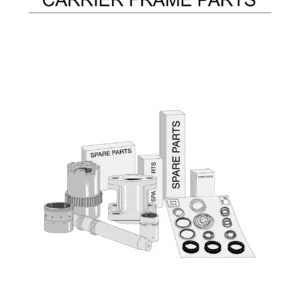 Sandvik DL321-7C Carrier Frame Parts Manual - Section 9 Spare Parts Catalog