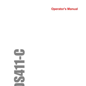 Sandvik DS411-C Operator's Manual - Rock Reinforcement Drill Rig PDF - BG00418083