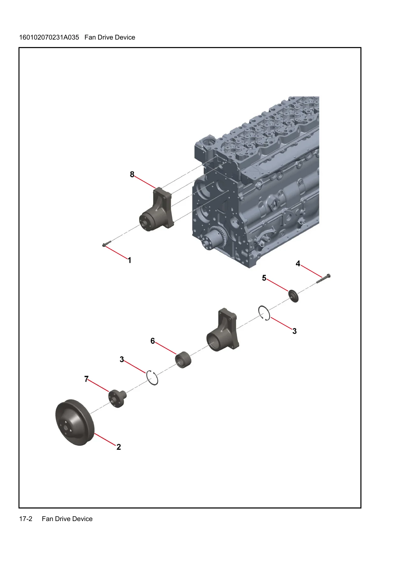 Sany Excavator Engine Parts Manual - Engine 160102070215A PDF Spare Parts Catalog - Image 2