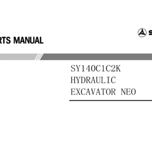 Sany SY140C1C2K Hydraulic Excavator Neo Parts Manual PDF Download