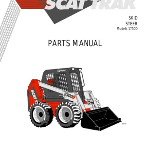 Scat Trak 1750D Skid Steer Parts Manual PDF - 1750D, 2000D/DX, 2300D/DX